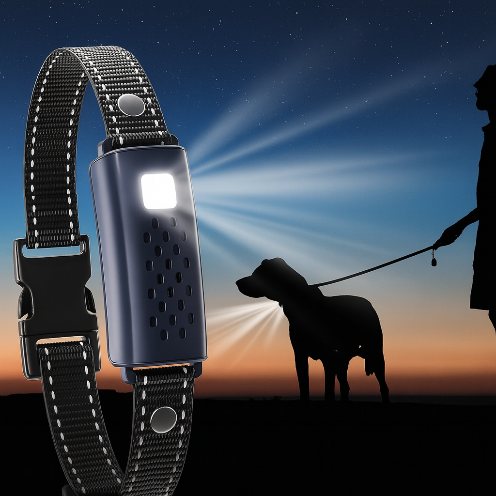Hundehalsband mit Vibration Ton und Licht zur Erziehung | Dogivox