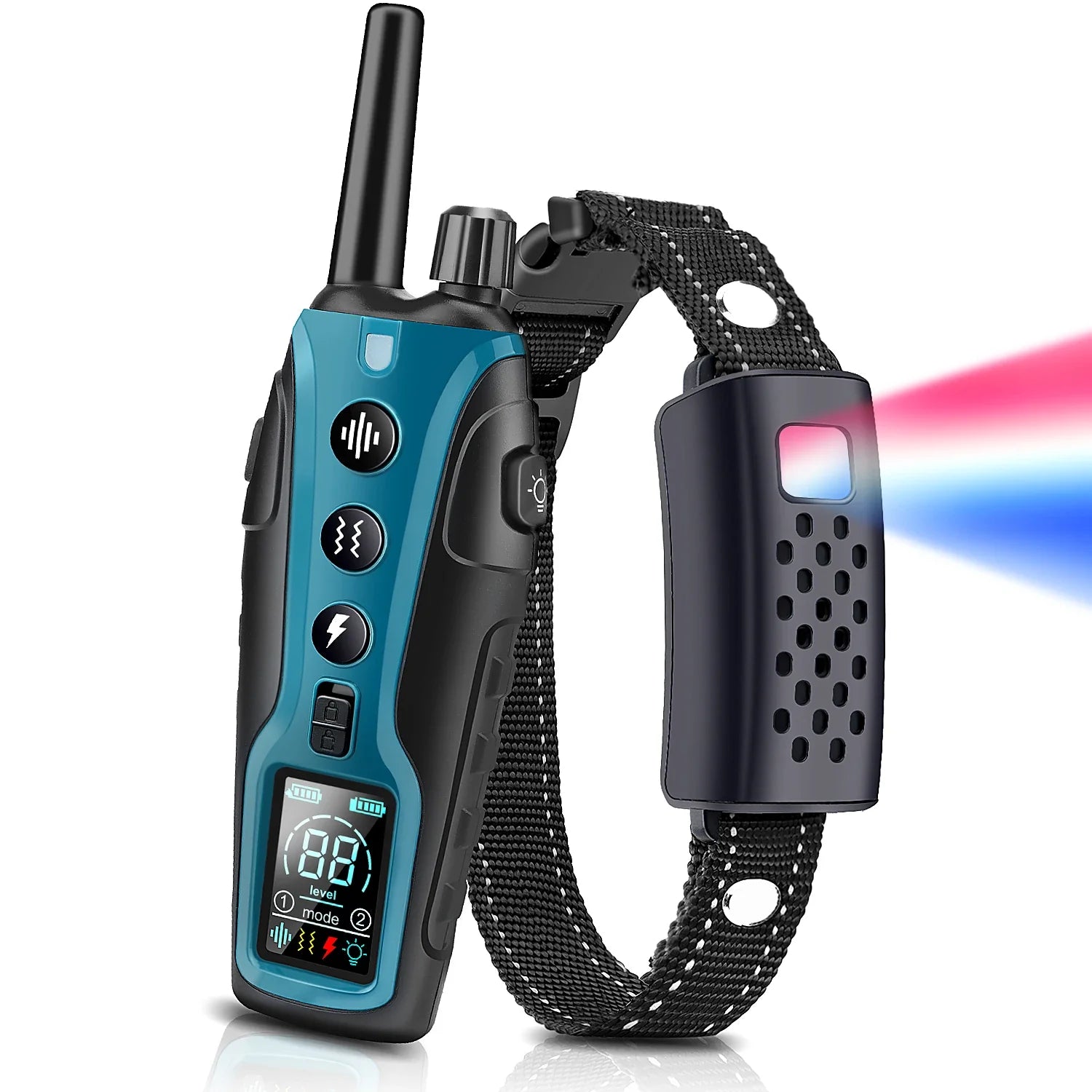 Hundehalsband mit Vibration Ton und Licht zur Erziehung | Dogivox