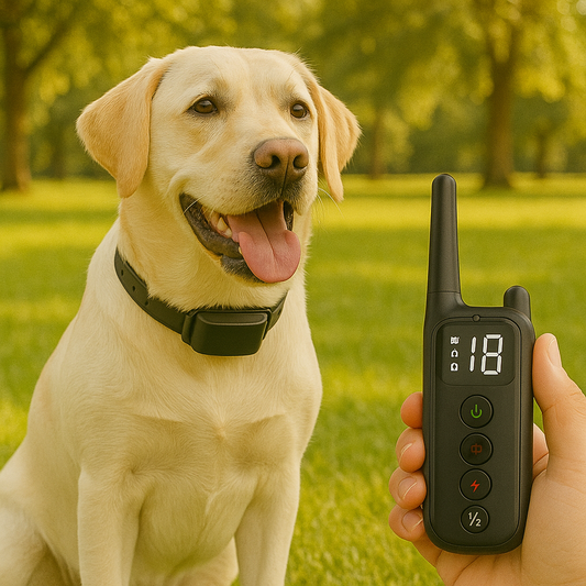 Hundehalsband mit Vibrations und Pieptonfunktion für Hunde | Voltix Pro