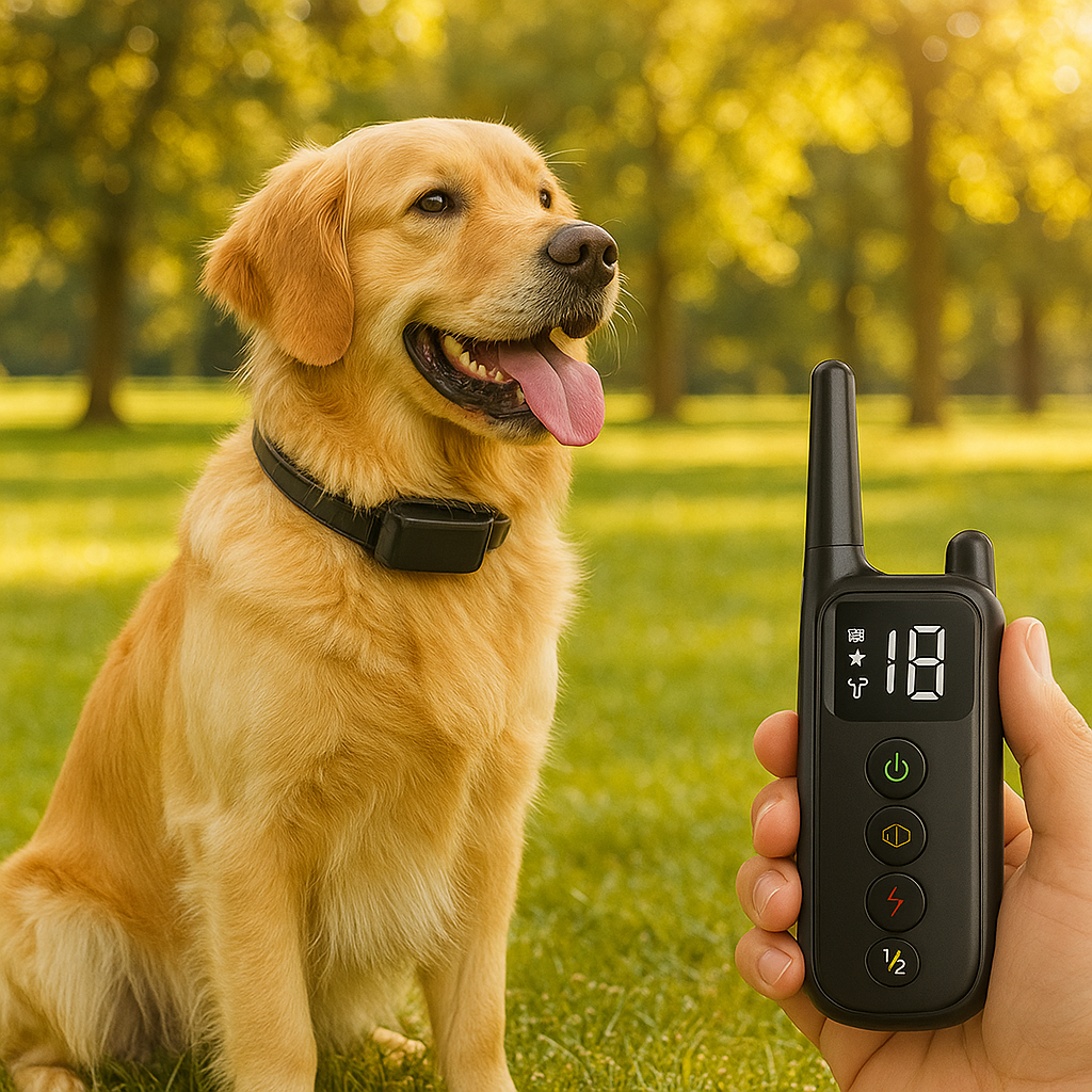 Hundehalsband mit Vibrations und Pieptonfunktion für Hunde | Voltix Pro