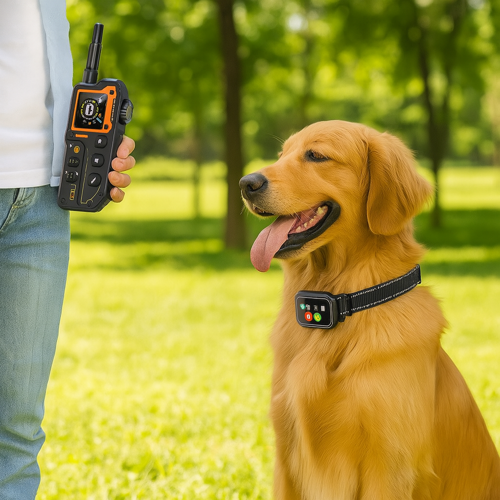 Hundehalsband mit Vibrationsmodus Ton und Fernbedienung | Noktra