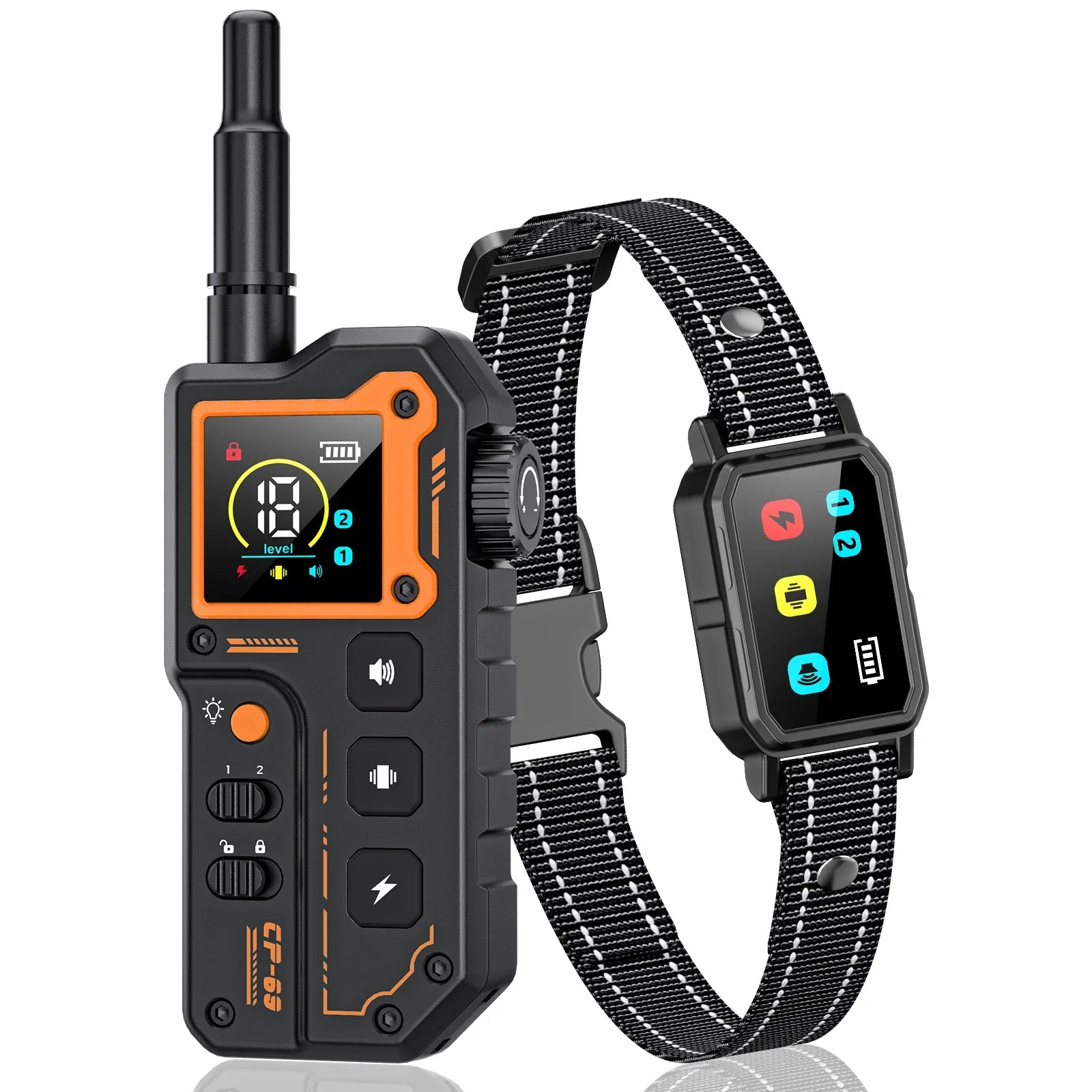 Hundehalsband mit Vibrationsmodus Ton und Fernbedienung | Noktra