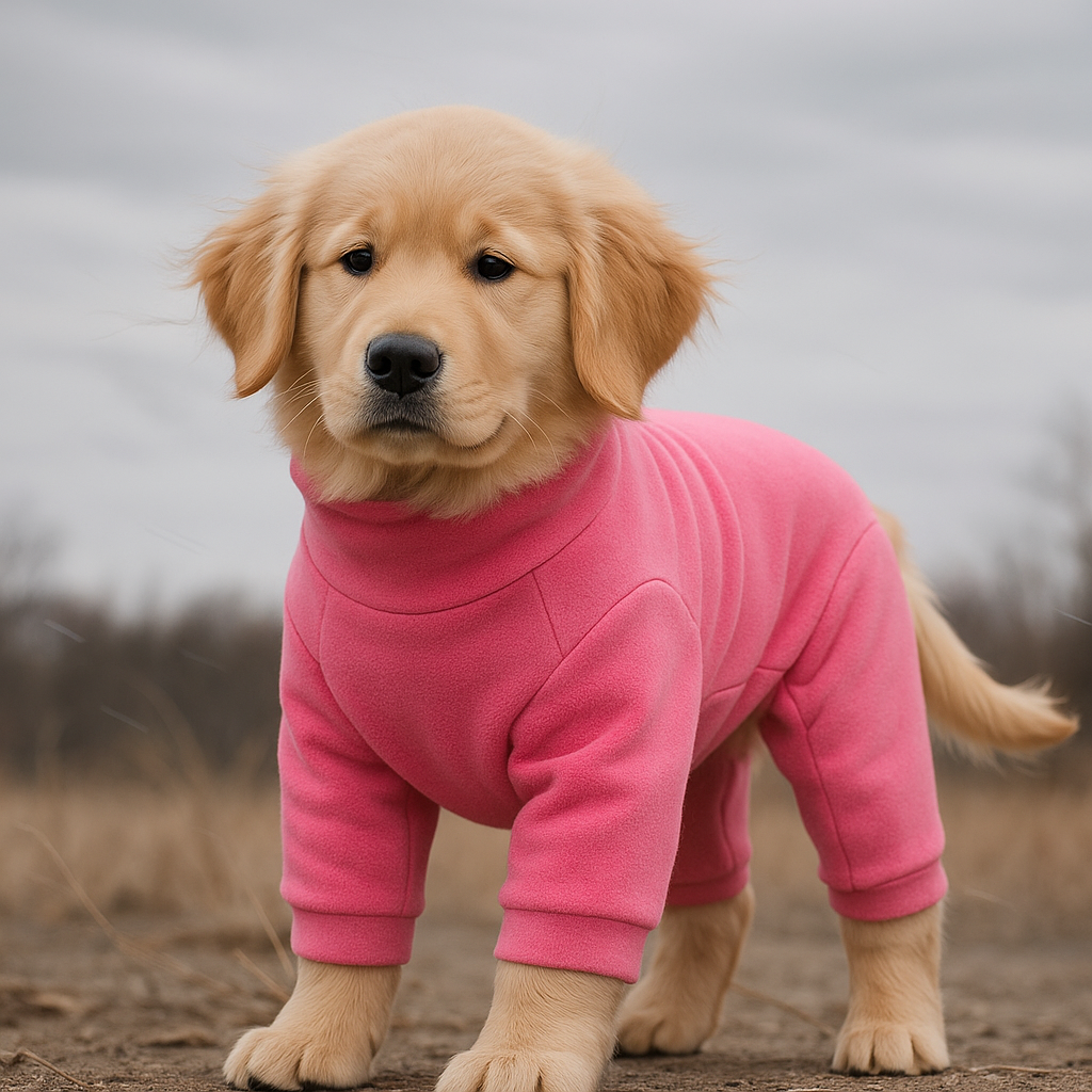 Hundejumpsuit mit warmem Fleece für kalte Tage | Matti