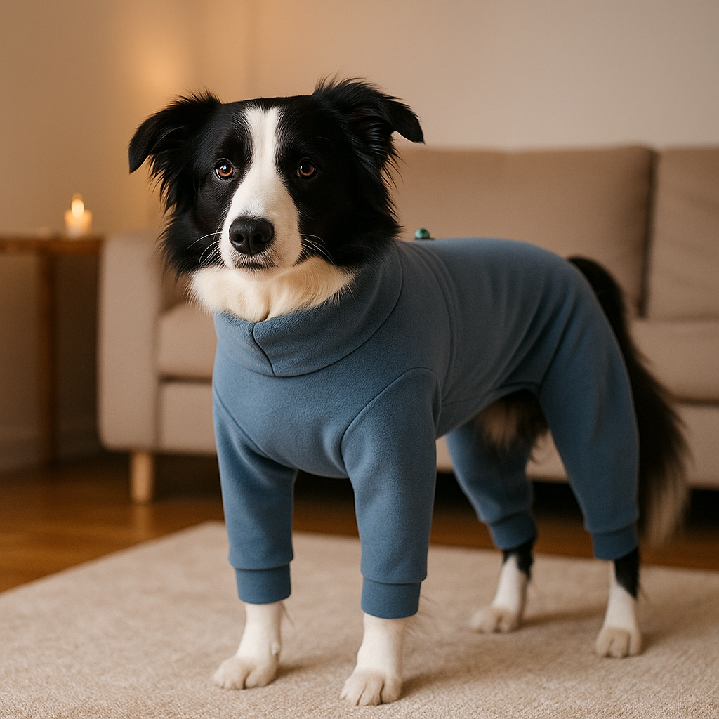 Hundejumpsuit mit warmem Fleece für kalte Tage | Matti
