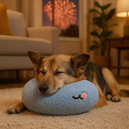 Hundekissen mit weicher Füllung für laute Geräusche im Winter | Dusty