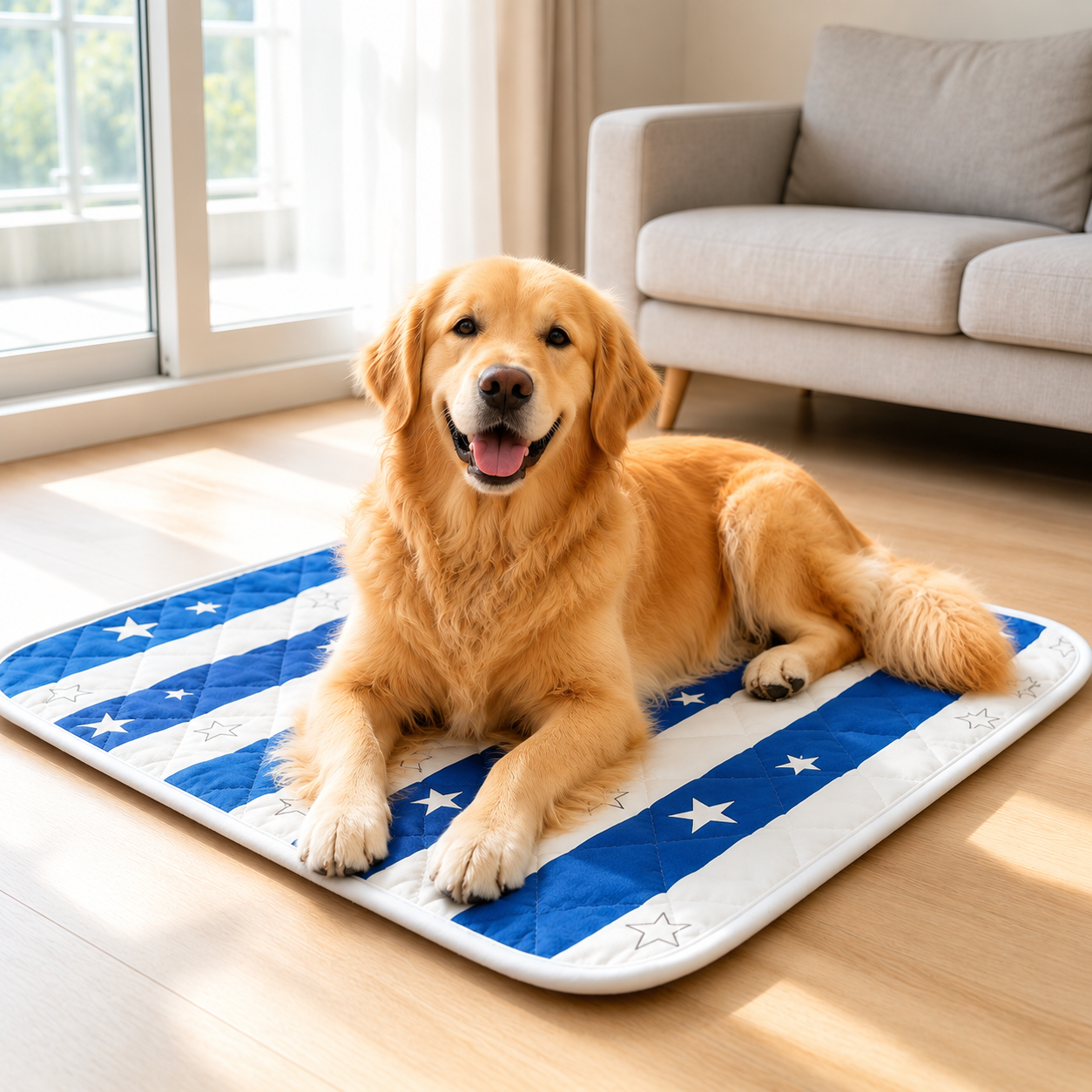 Hundekuehlmatte atmungsaktiv waschbar fuer Sommer | Frespaw