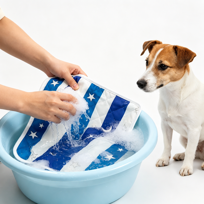 Hundekuehlmatte atmungsaktiv waschbar fuer Sommer | Frespaw