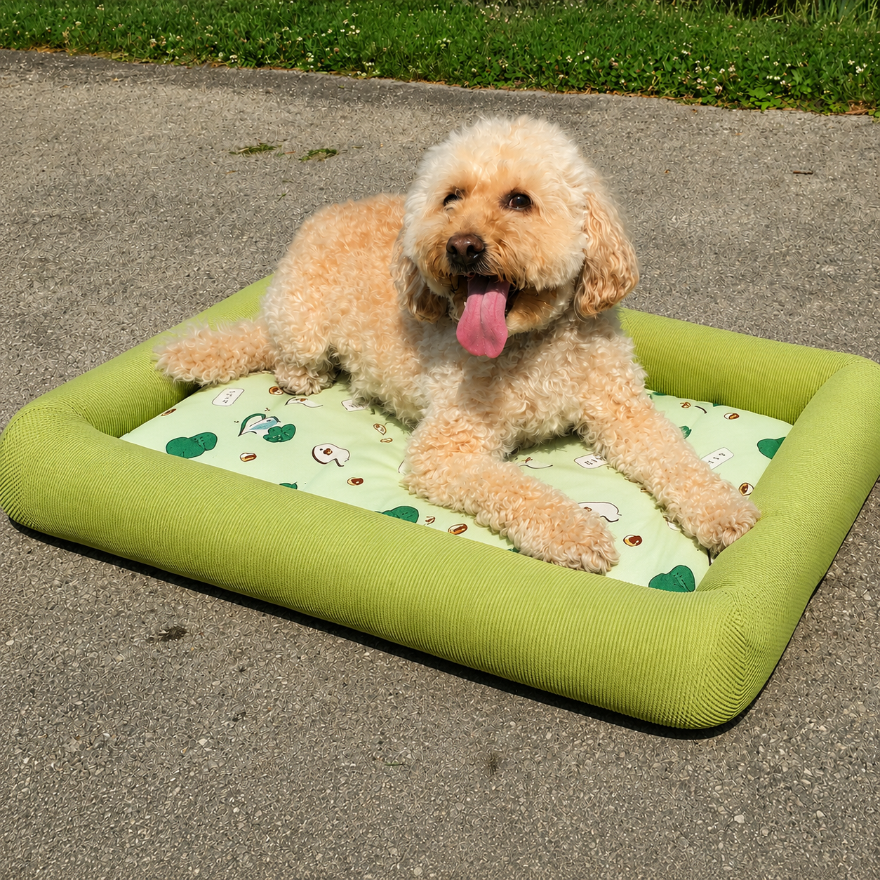Hundekuehlmatte waschbar atmungsaktiv fuer Sommer | Frescato