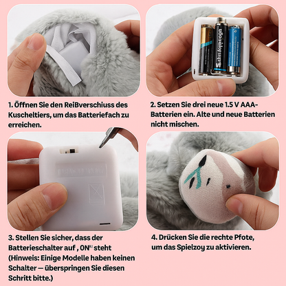 Hundekuscheltier mit Atmung für Ruhe bei Feuerwerk | Xaver