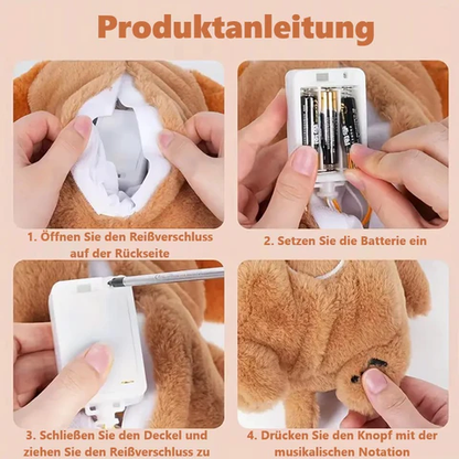 Hundekuscheltier mit Atmung gegen Feuerwerk | Rein 