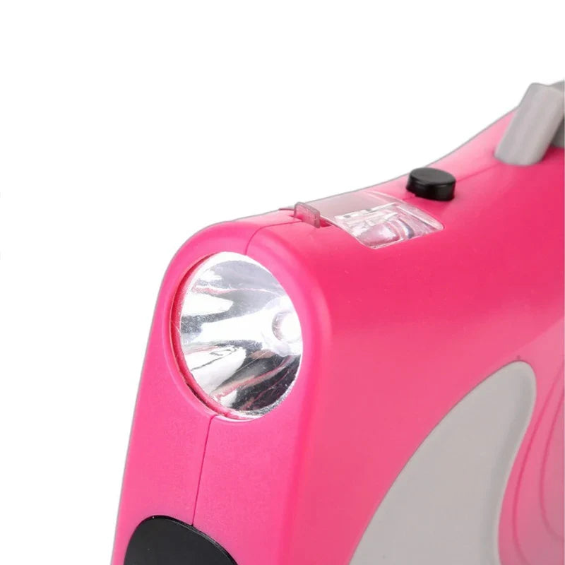 Hundeleine 5M mit LED und automatischer Leinensteuerung | Dogmere