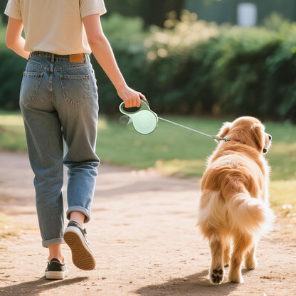 Hundeleine ausziehbar mit LED-Licht für Abendspaziergänge  LumioLine