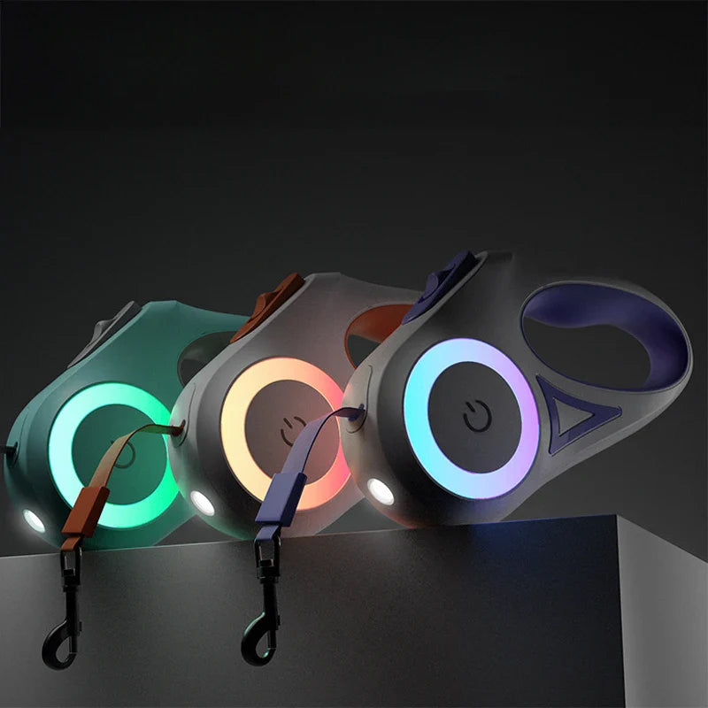 Hundeleine mit LED Beleuchtung für Abendspaziergänge | Snoopy