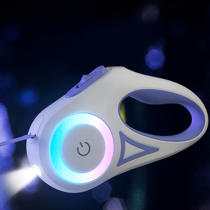 Hundeleine mit LED Beleuchtung für Abendspaziergänge | Snoopy