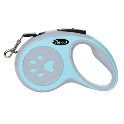 Hundeleine mit automatischer Einzugsfunktion 3 oder 5 Meter Nylon | Pawlon