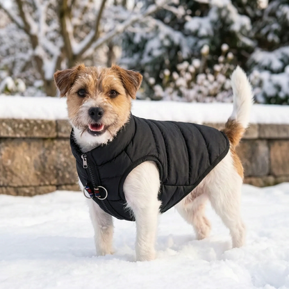 Hundemantel Gepolstert mit Leinenringen für den Winter