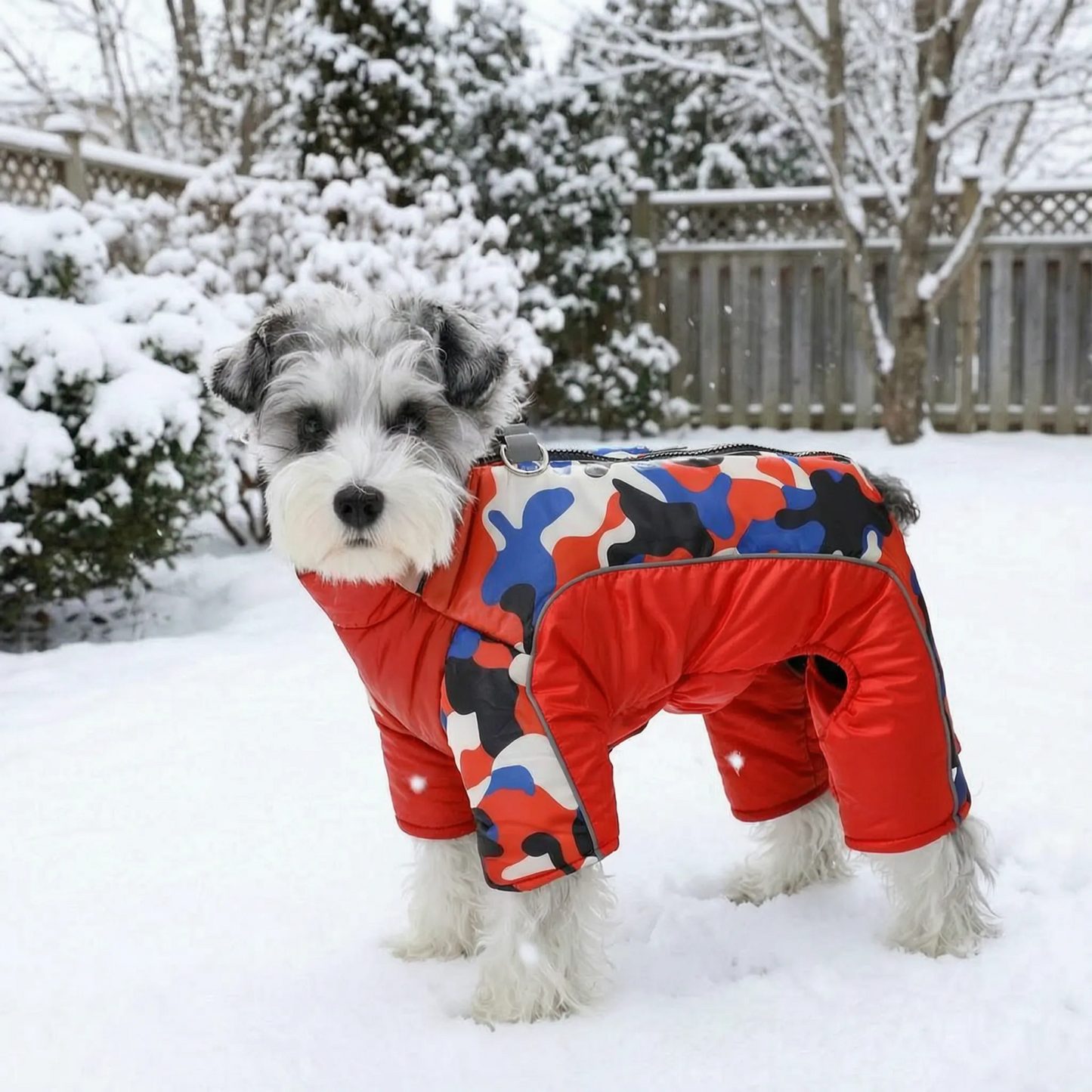 Hundemantel Winter Wasserabweisend mit D-Ring
