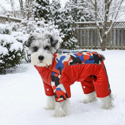 Hundemantel Winter Wasserabweisend mit D-Ring