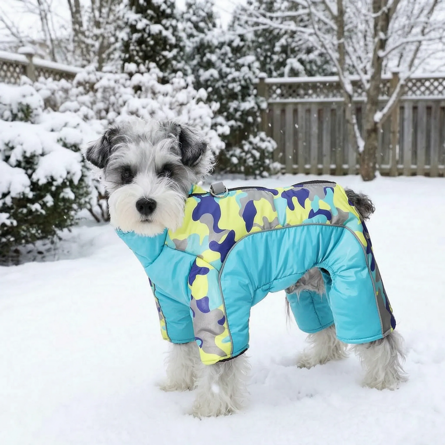 Hundemantel Winter Wasserabweisend mit D-Ring