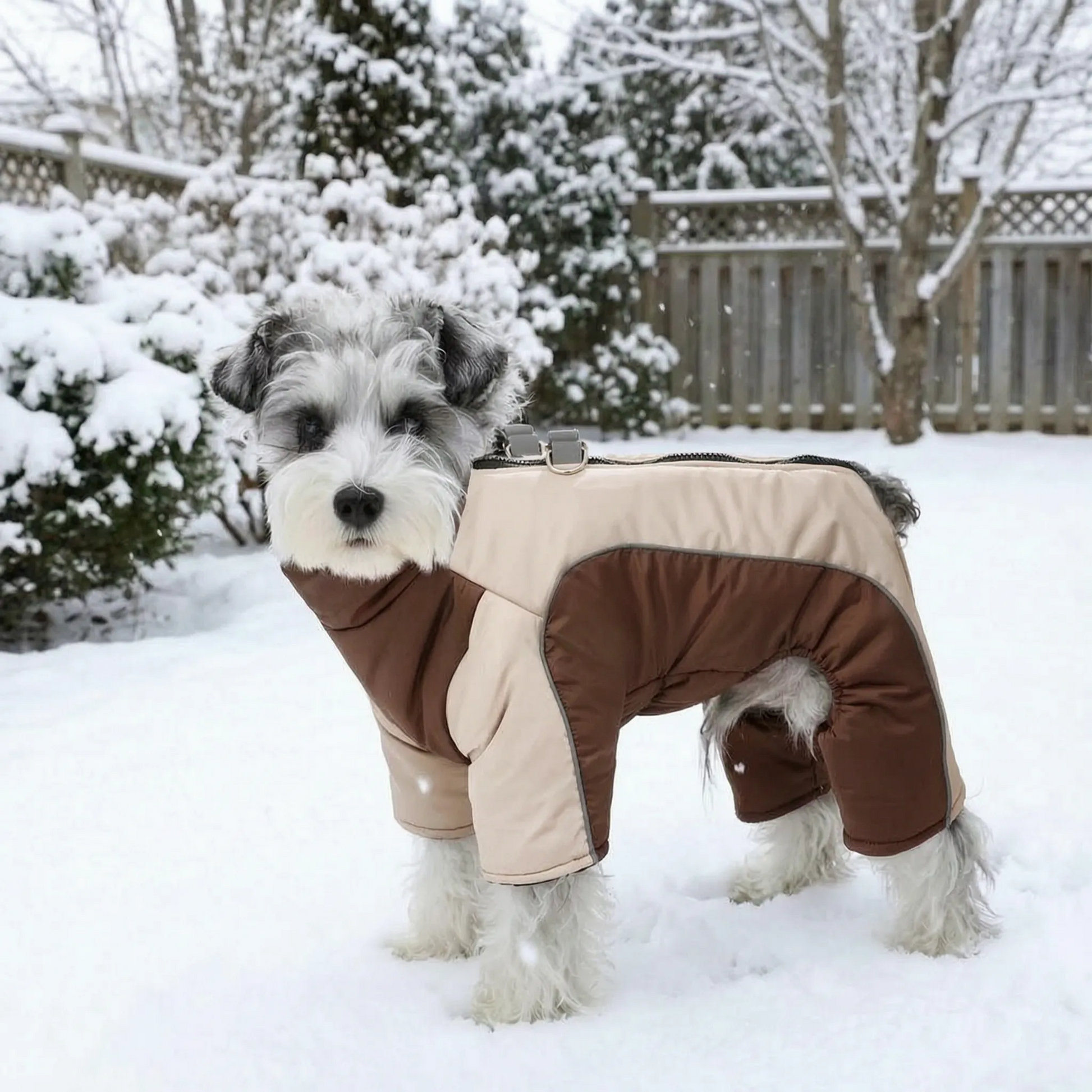 Hundemantel Winter Wasserabweisend mit D-Ring