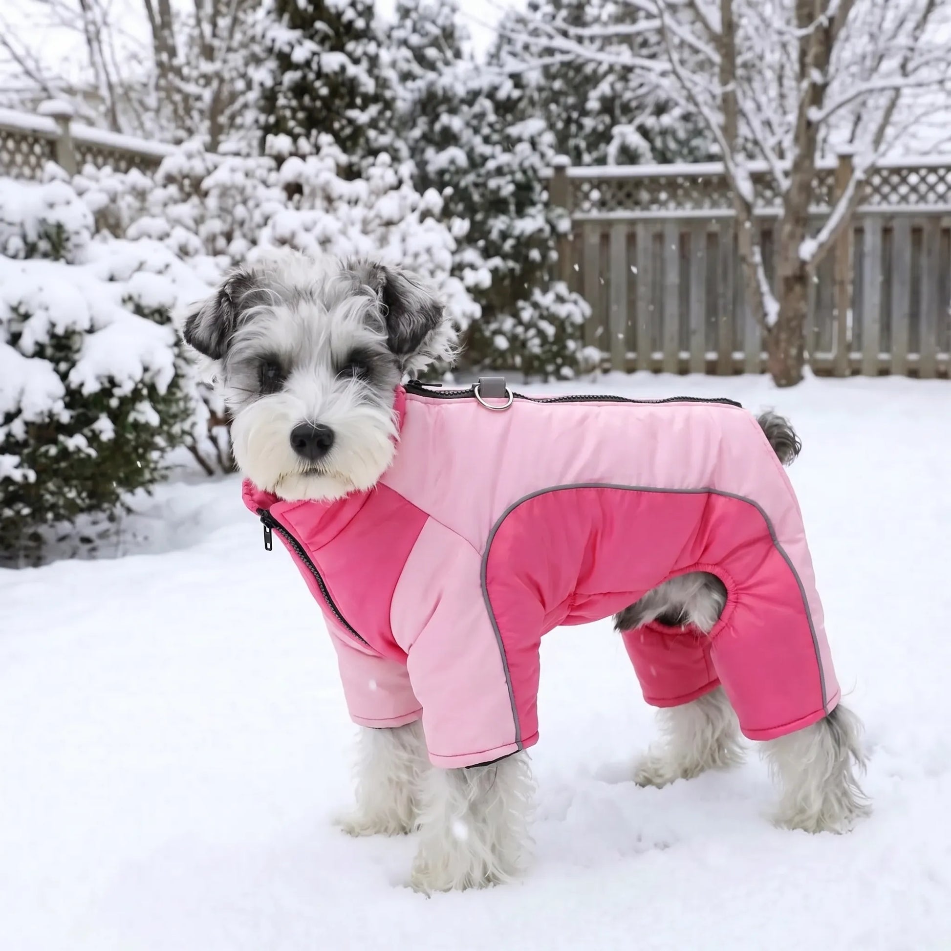 Hundemantel Winter Wasserabweisend mit D-Ring