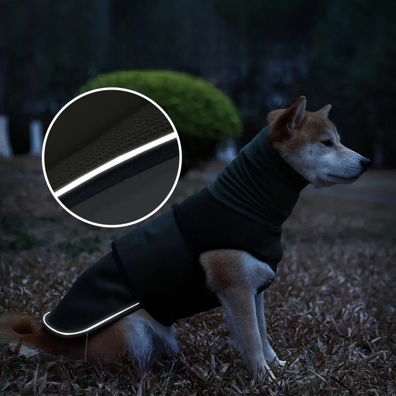 Hundemantel für Feuerwerk mit Fleece | Flora