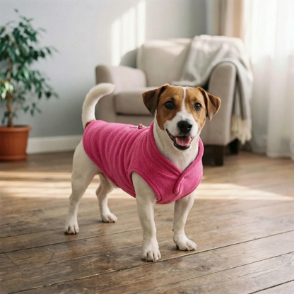 Hundemantel für den Winter mit D-Ring