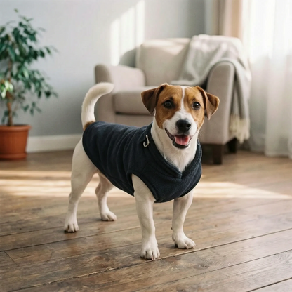 Hundemantel für den Winter mit D-Ring
