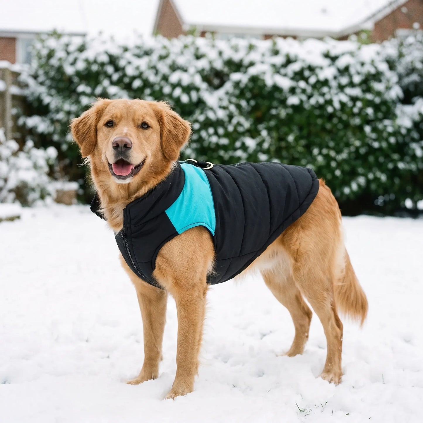 Hundemantel für den Winter mit Reißverschluss