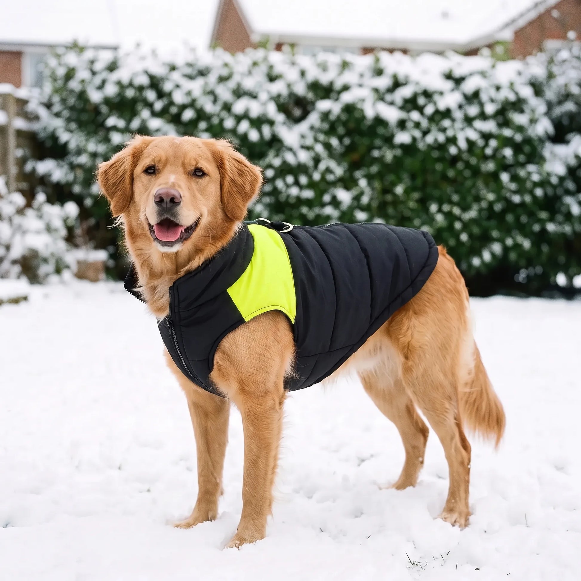 Hundemantel für den Winter mit Reißverschluss