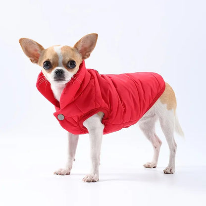 Hundemantel mit Druckknöpfen und wasserabweisendem Stoff | Sibylla