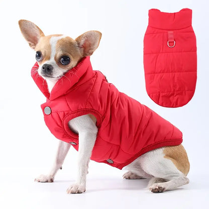 Hundemantel mit Druckknöpfen und wasserabweisendem Stoff | Sibylla