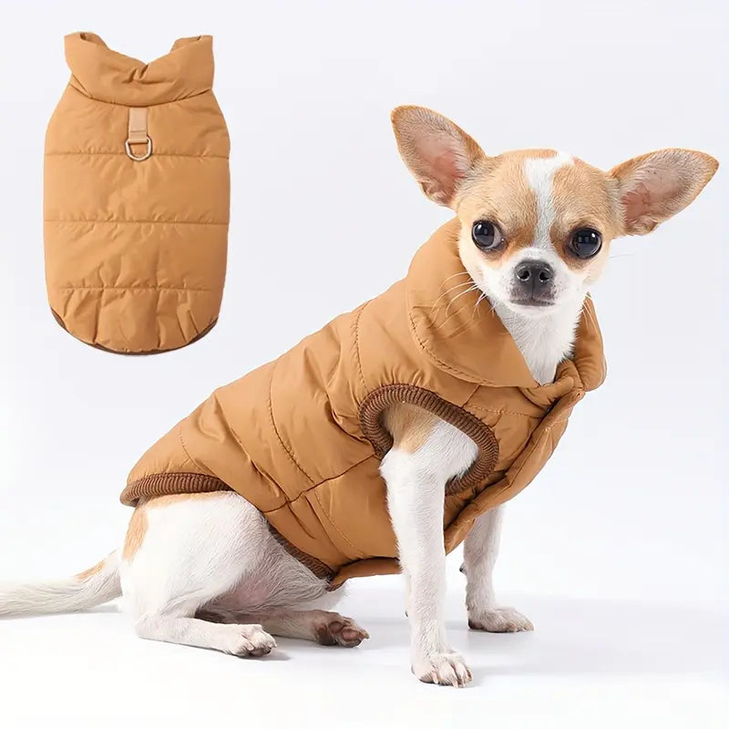 Hundemantel mit Druckknöpfen und wasserabweisendem Stoff | Sibylla