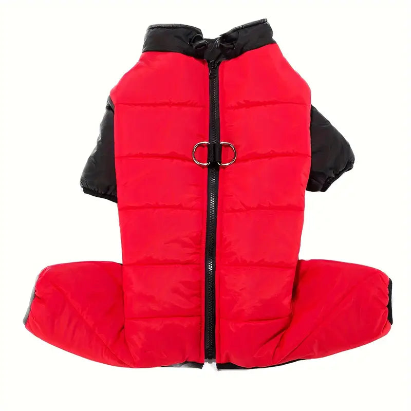 Hundemantel mit Fleece wasserfesten Stoff doppelten D Ringen | Lutz