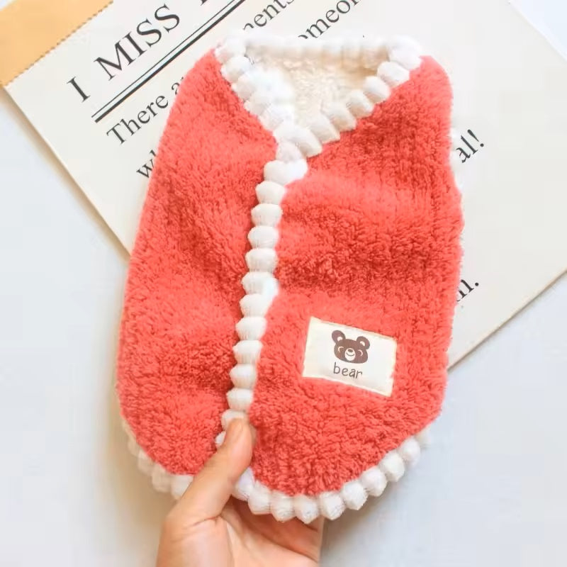 Hundemantel mit Fleecefutter für Regen Schnee und Kälte | Trude