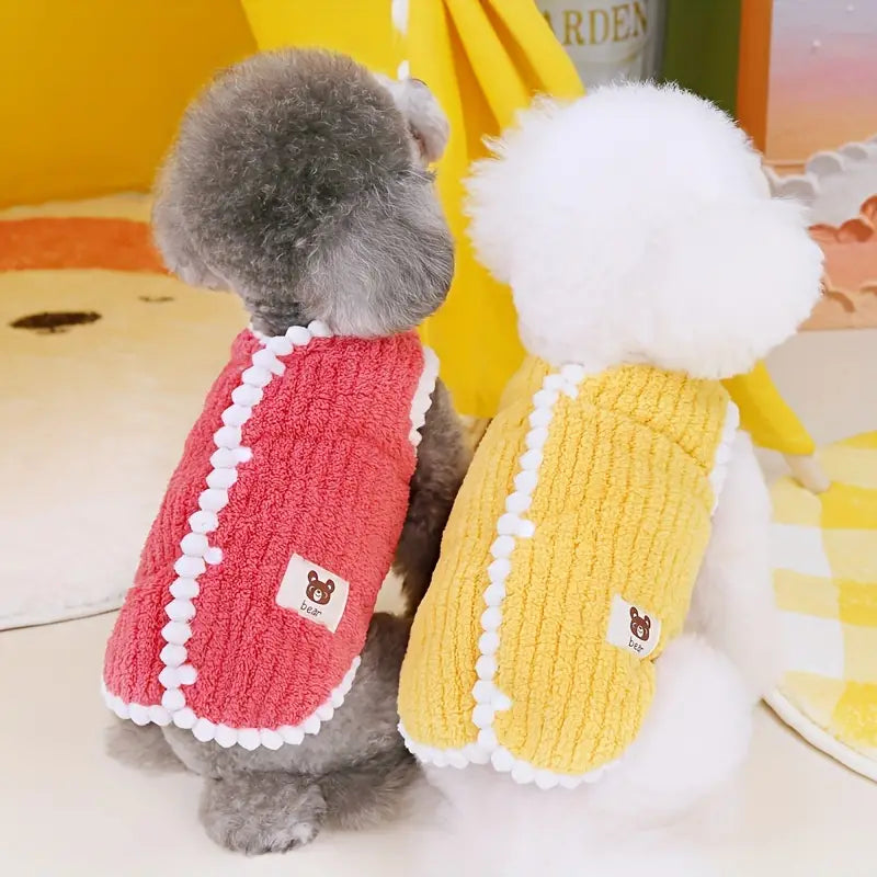 Hundemantel mit Fleecefutter für Regen Schnee und Kälte | Trude