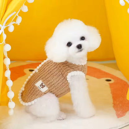 Hundemantel mit Fleecefutter für Regen Schnee und Kälte | Trude