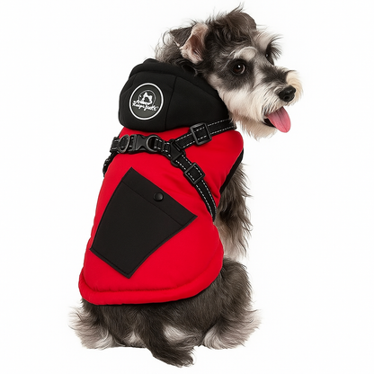 Hundemantel mit Fleecefutter für Winter Regen und Wind | Misty