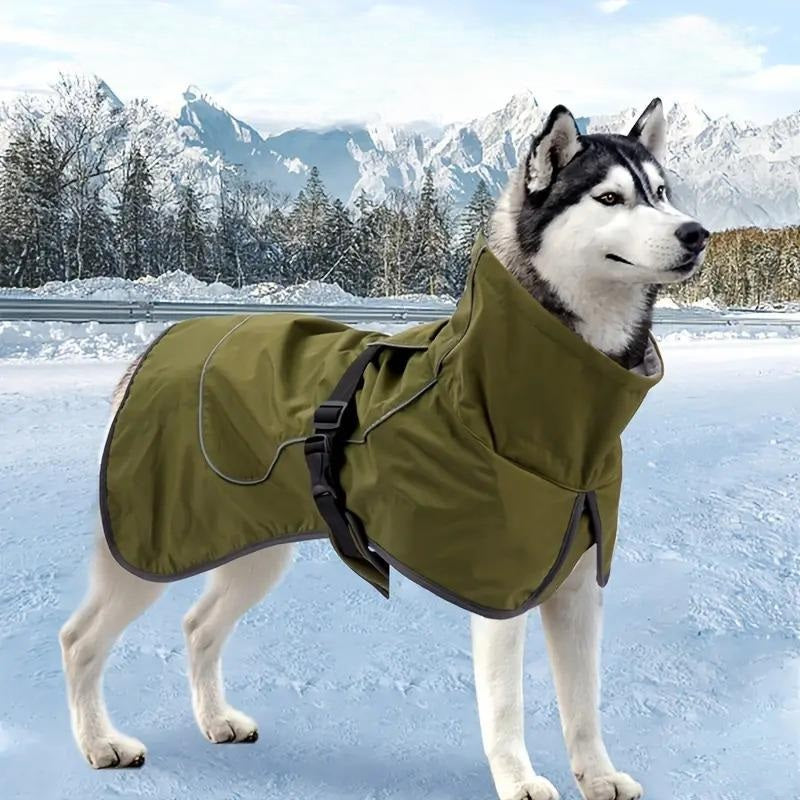 Hundemantel mit Fleecefutter für draußen | Zenon