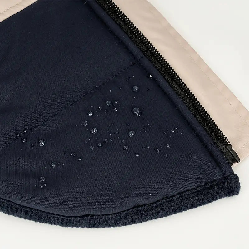 Hundemantel mit Fleecefutter gegen Wind Regen und Kälte | Nelli