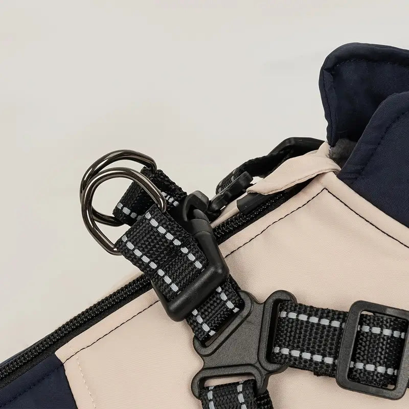 Hundemantel mit Fleecefutter gegen Wind Regen und Kälte | Nelli