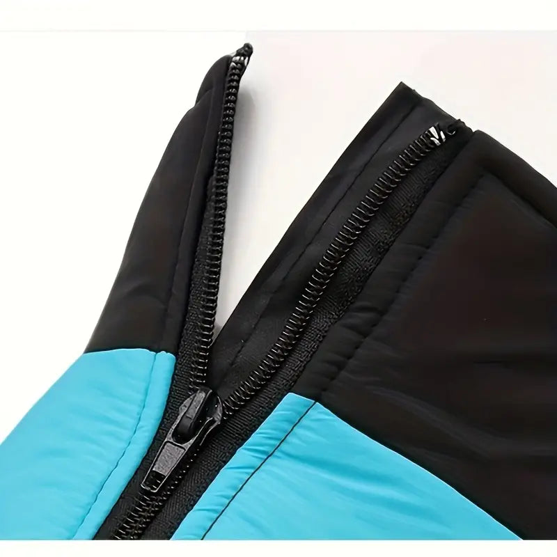 Hundemantel mit warmer Fütterung und Geschirr für draußen