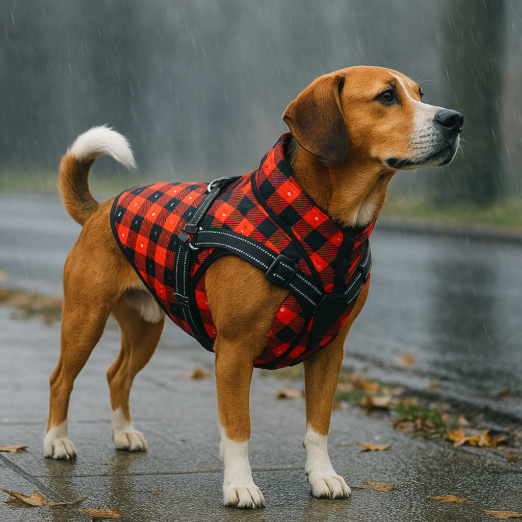 Hundemantel mit wasserabweisendem Stoff für Regen | Silke