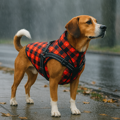 Hundemantel mit wasserabweisendem Stoff für Regen | Silke