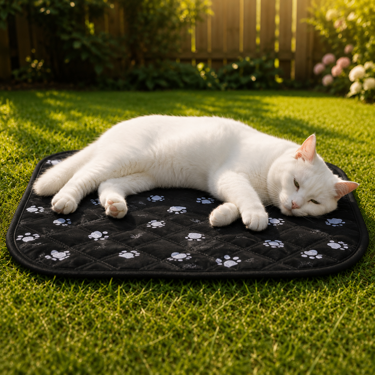 Hundematte Oxford wasserabweisend waschbar fuer Sommer | Oxivaro