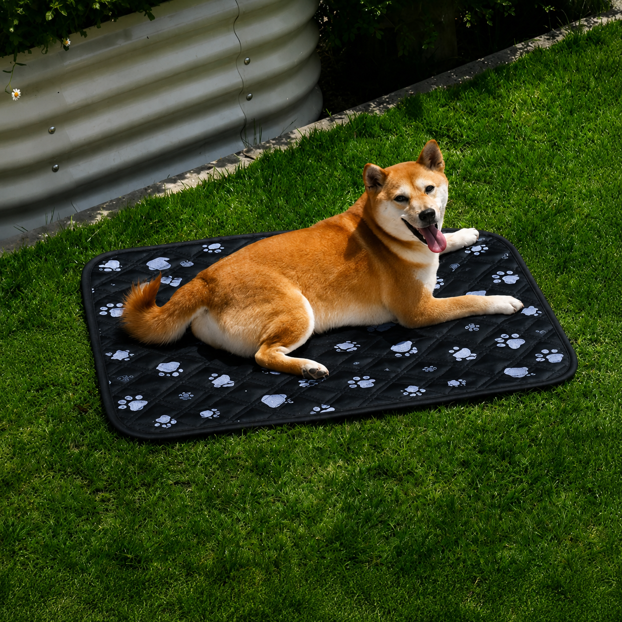 Hundematte Oxford wasserabweisend waschbar fuer Sommer | Oxivaro