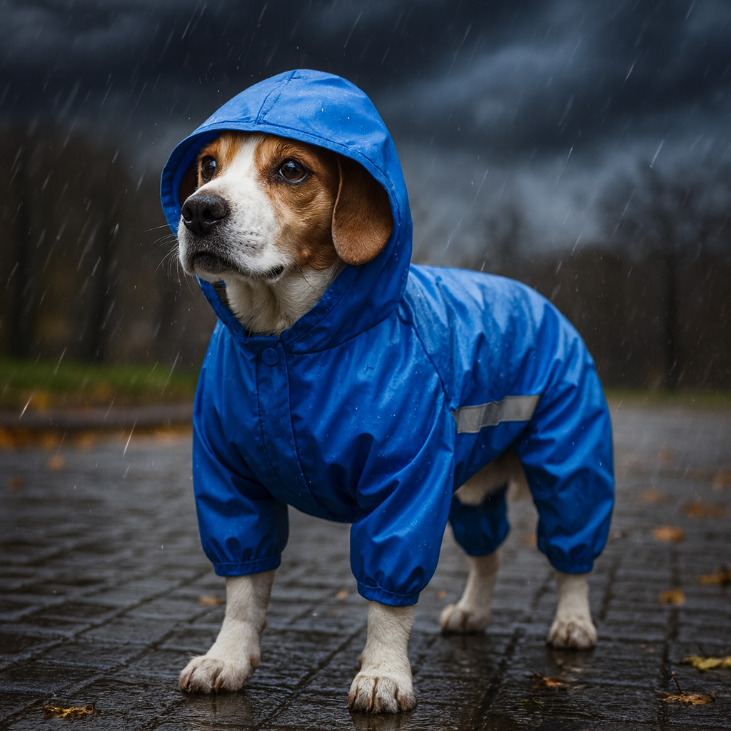 Hunderegenmantel wasserdicht leicht für Regen | Sturm