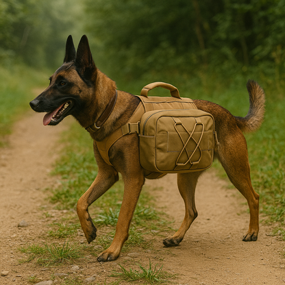 Hunderucksack mit Taschen und verstellbaren Gurten | Barko
