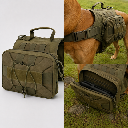 Hunderucksack mit Taschen und verstellbaren Gurten | Barko