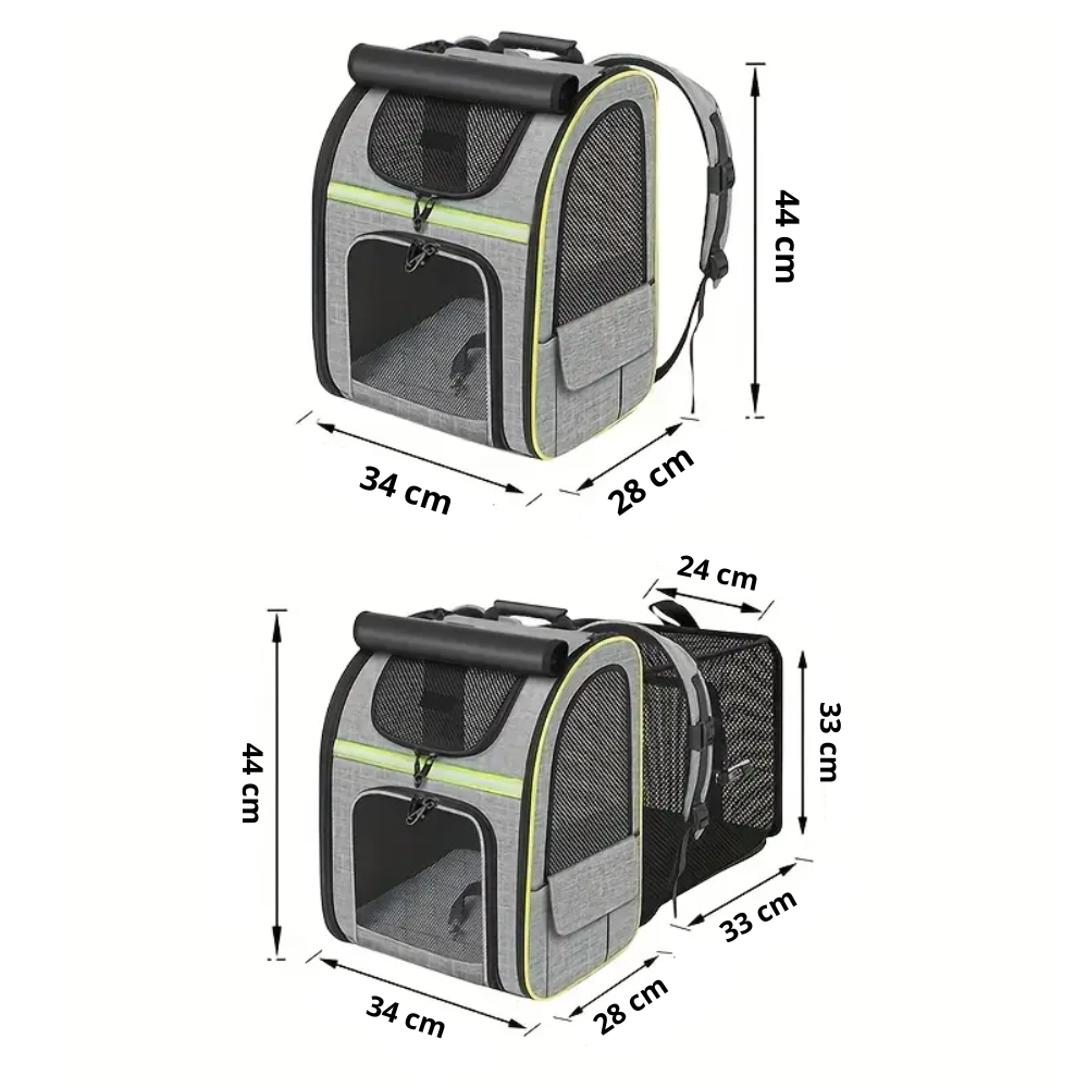 Hunderucksack und Katzenrucksack für Spaziergänge und Radtouren | Atlas